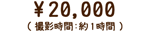 1時間 20,000円