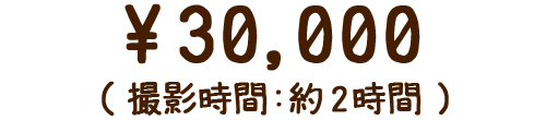 2時間 30,000円